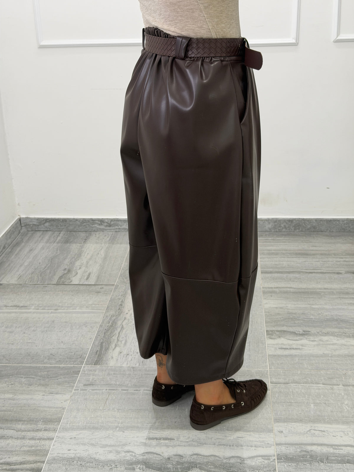 Pantalone Ovetto Ecopelle