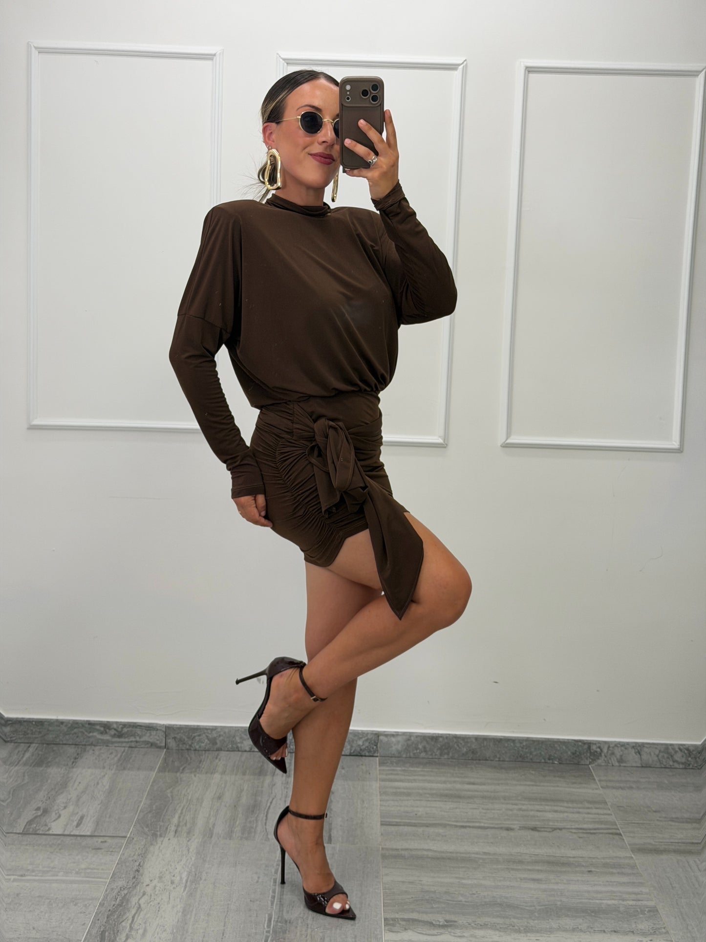 Vestito Brown Lumina
