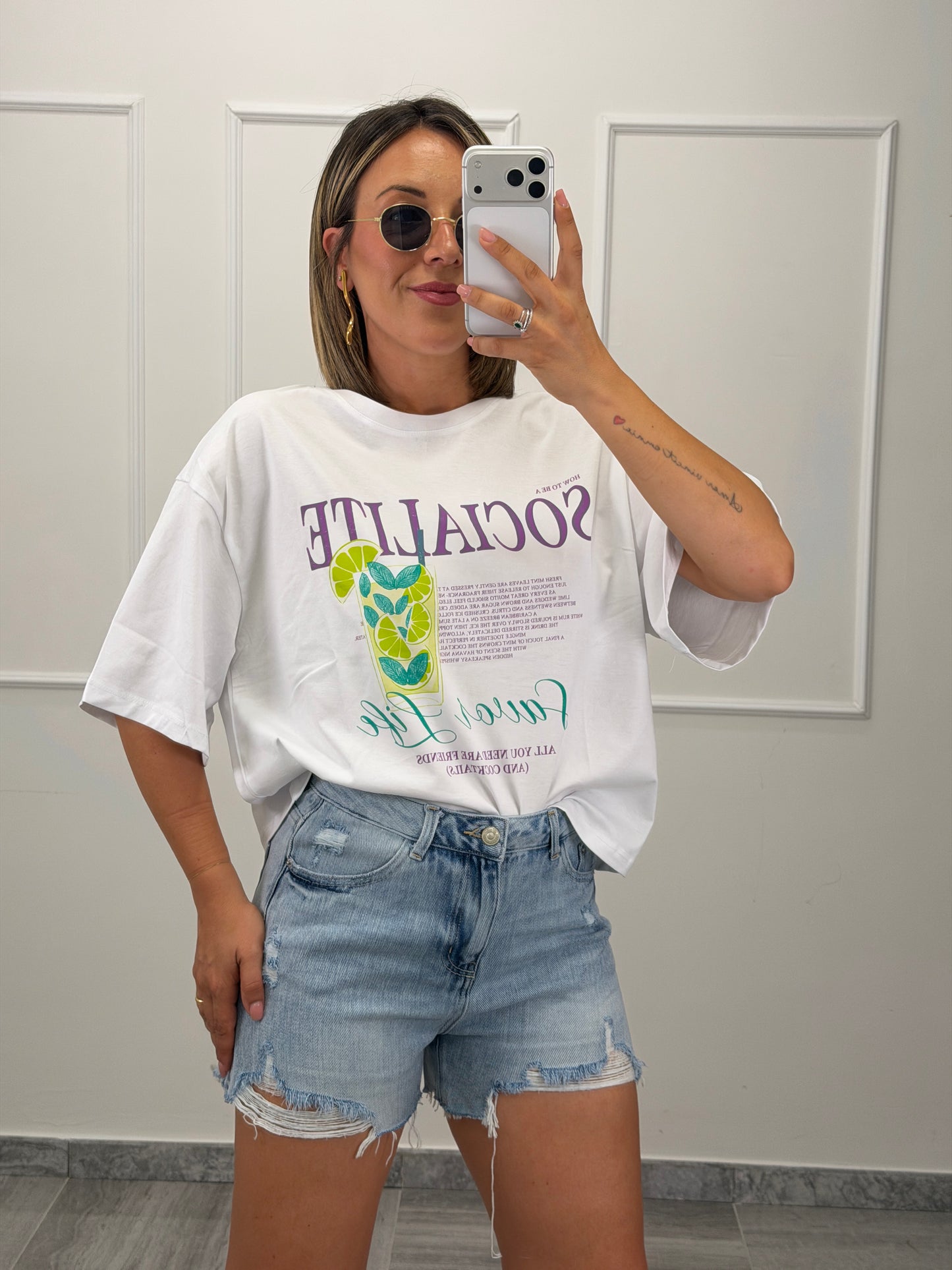 T-shirt " Socialite" Lumina