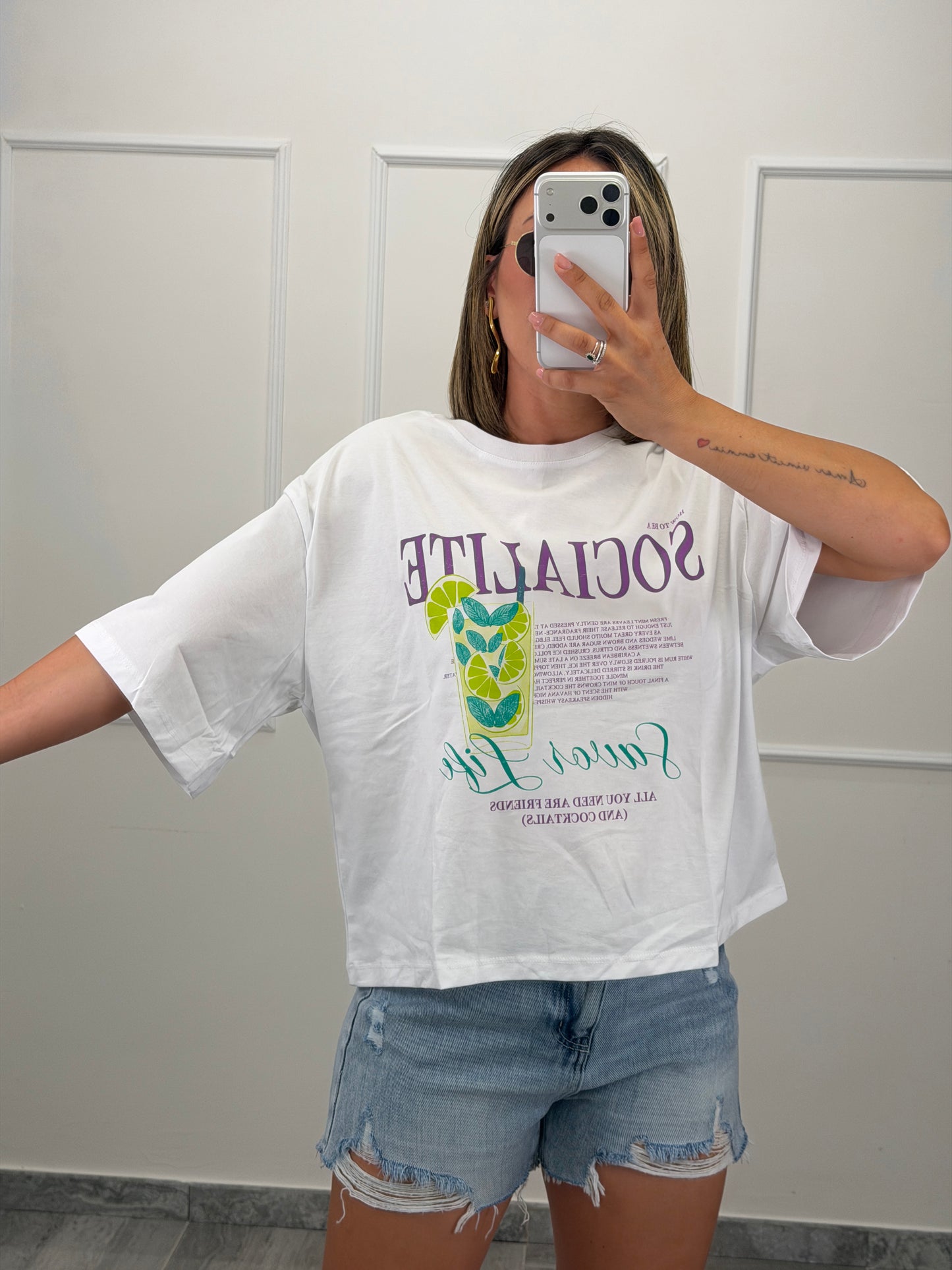 T-shirt " Socialite" Lumina