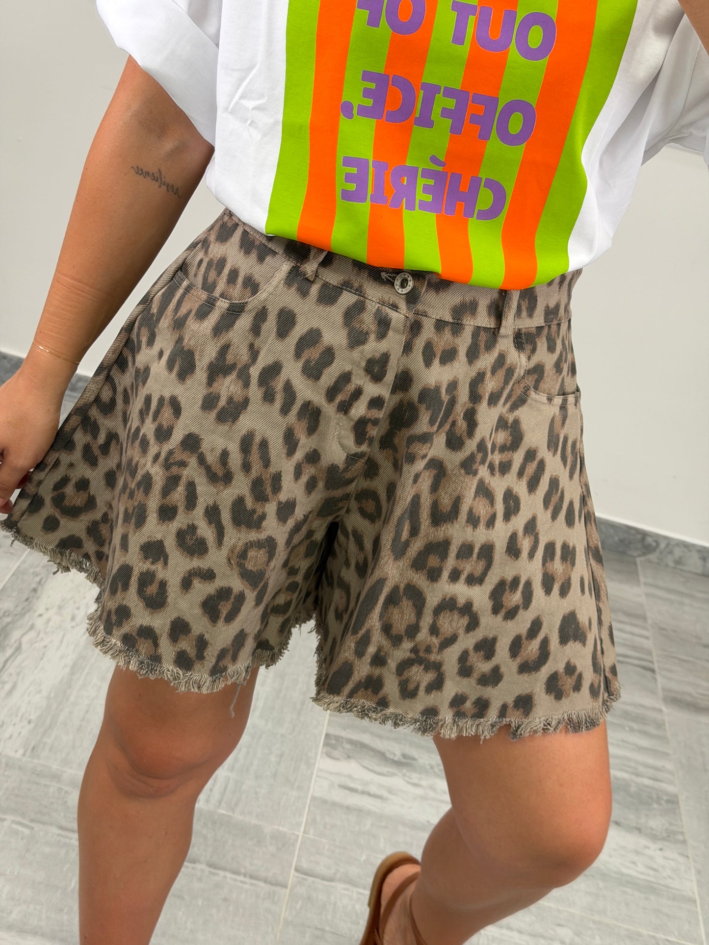 Short Lucilla Animalier
