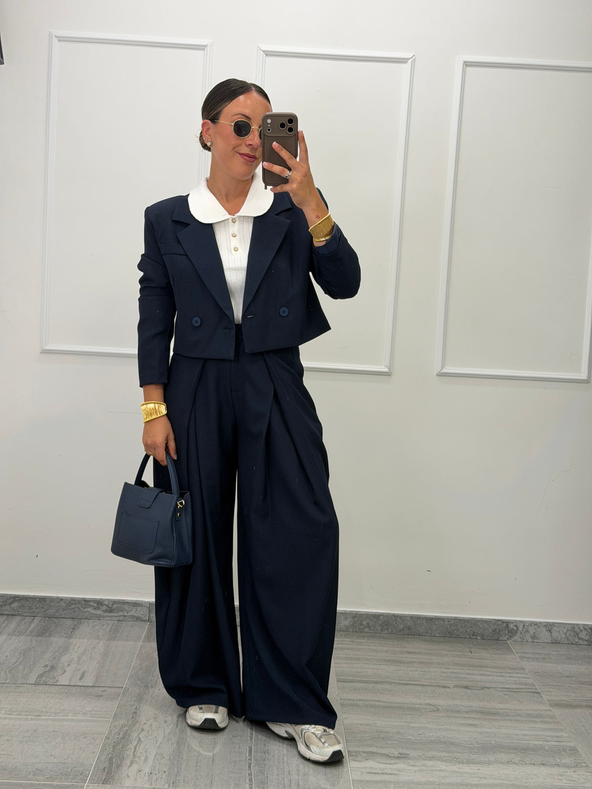 Tailleur Carolina crop