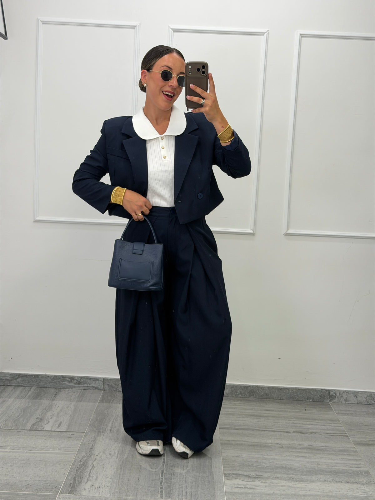 Tailleur Carolina crop