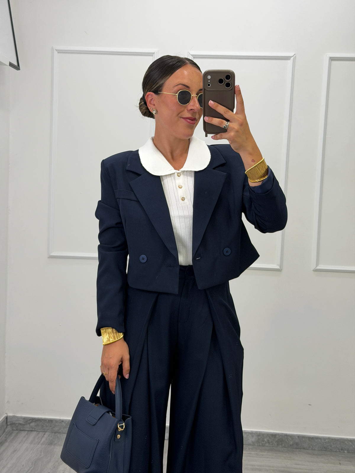 Tailleur Carolina crop