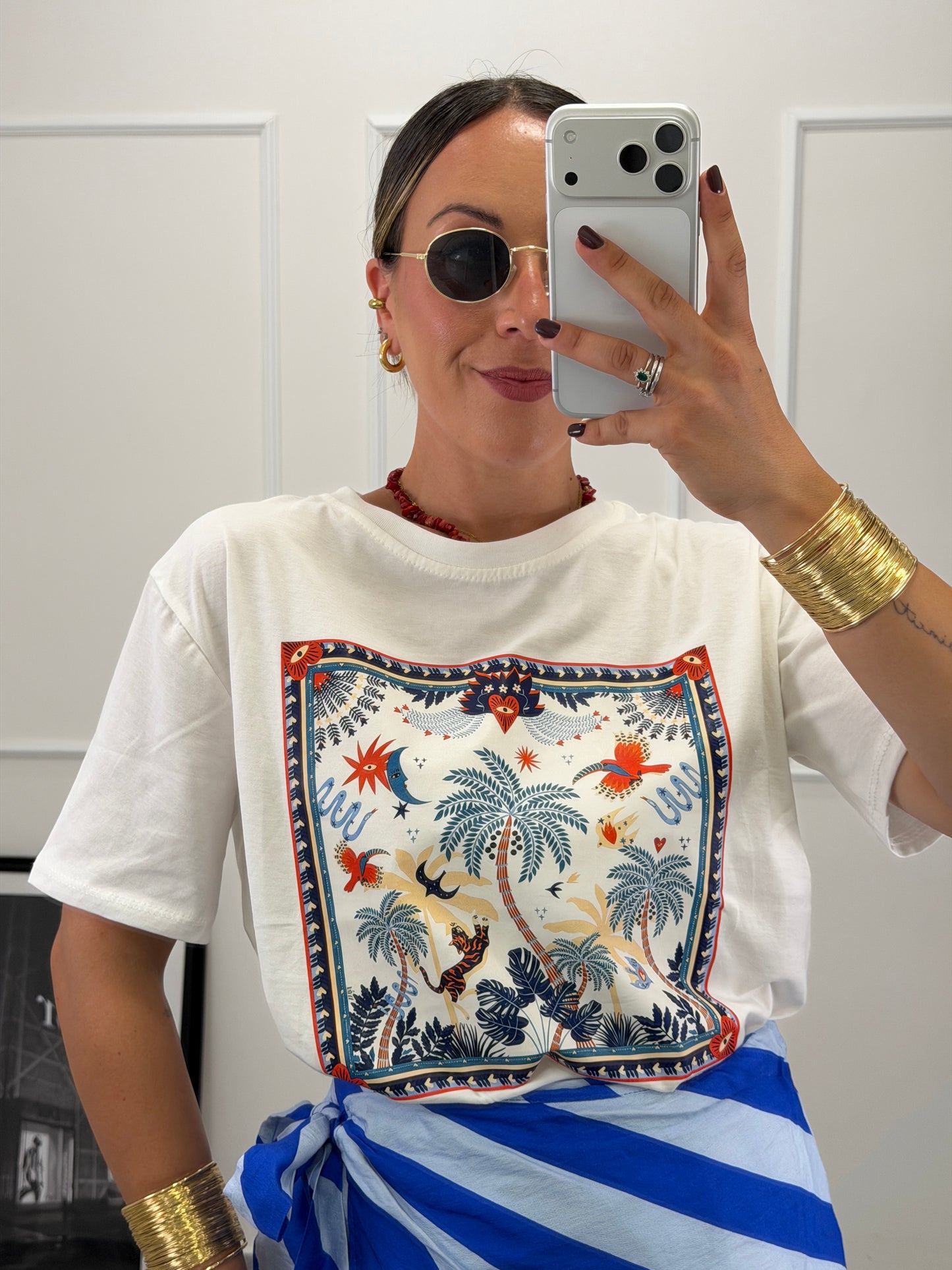 T-Shirt Jungle Blu