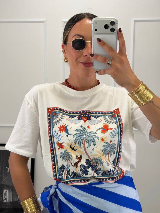 T-Shirt Jungle Blu