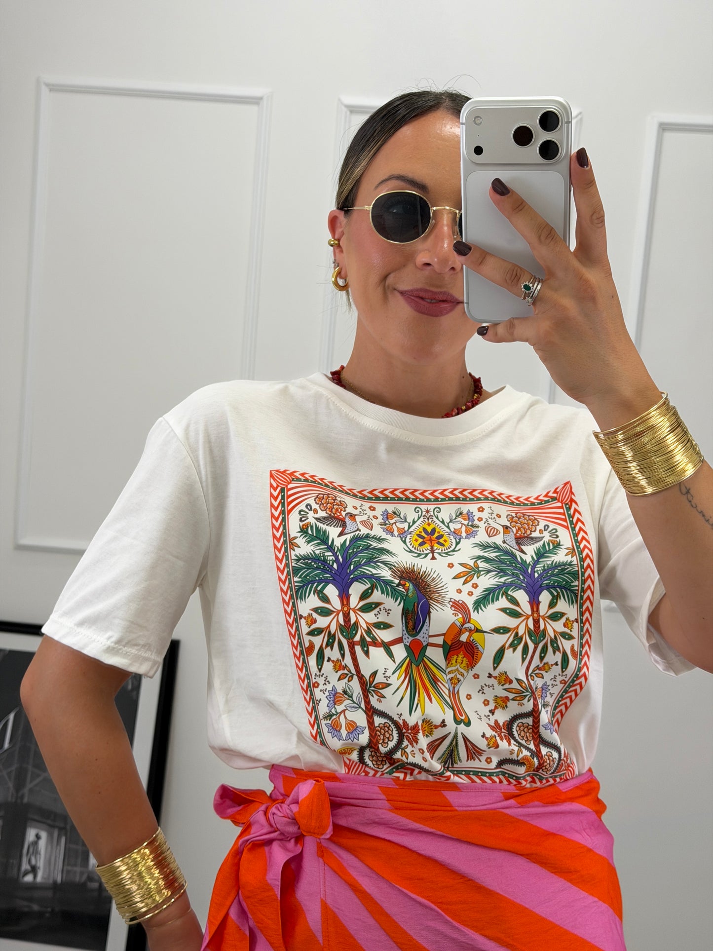 T-Shirt Jungle Arancio