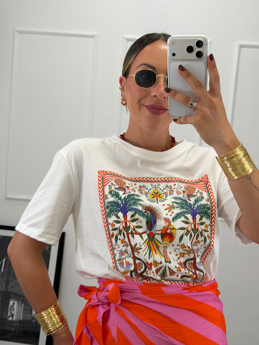T-Shirt Jungle Arancio
