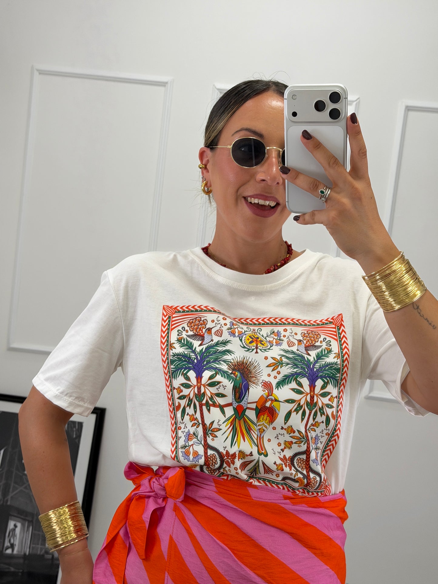 T-Shirt Jungle Arancio