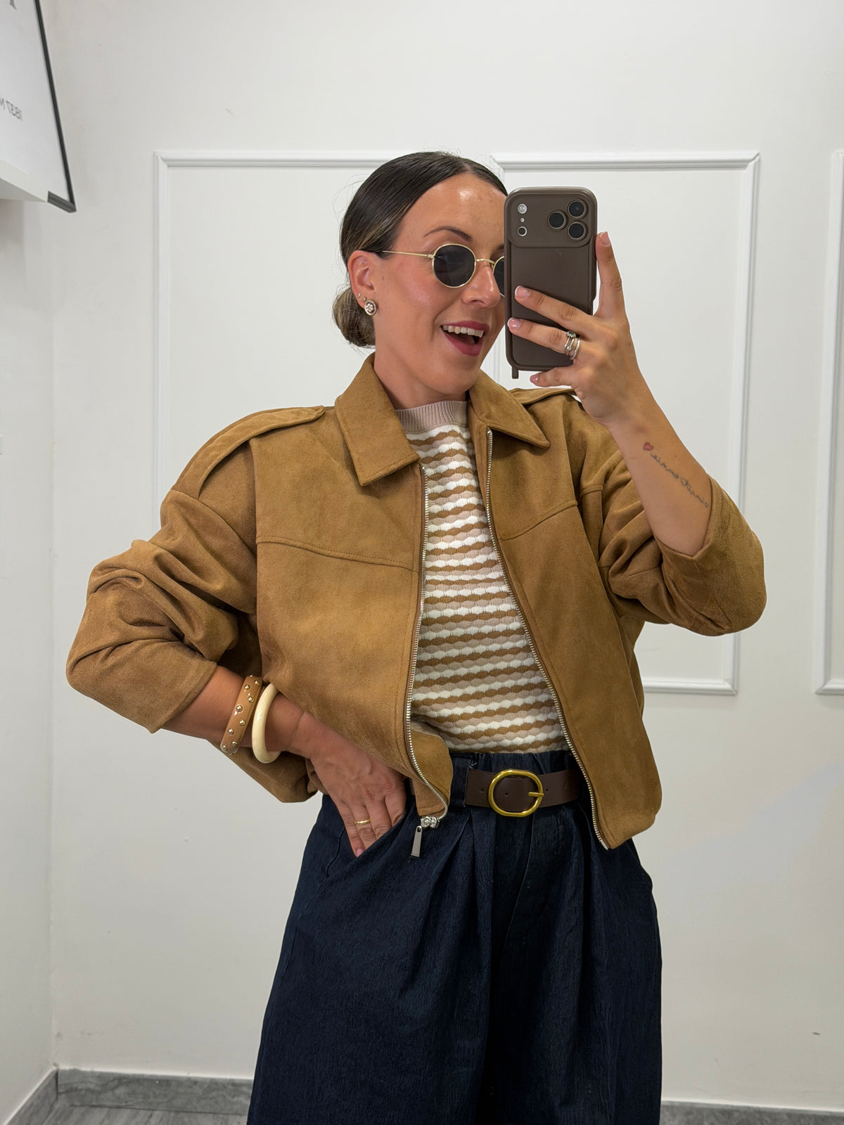 Bomber Ecosuede Classic
