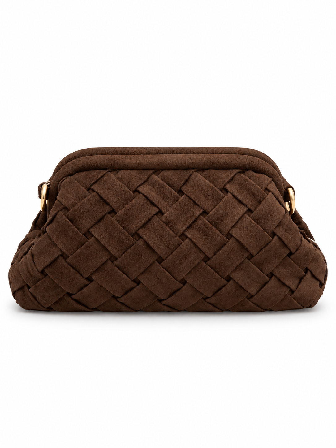 Clutch Ecosuede intreccio